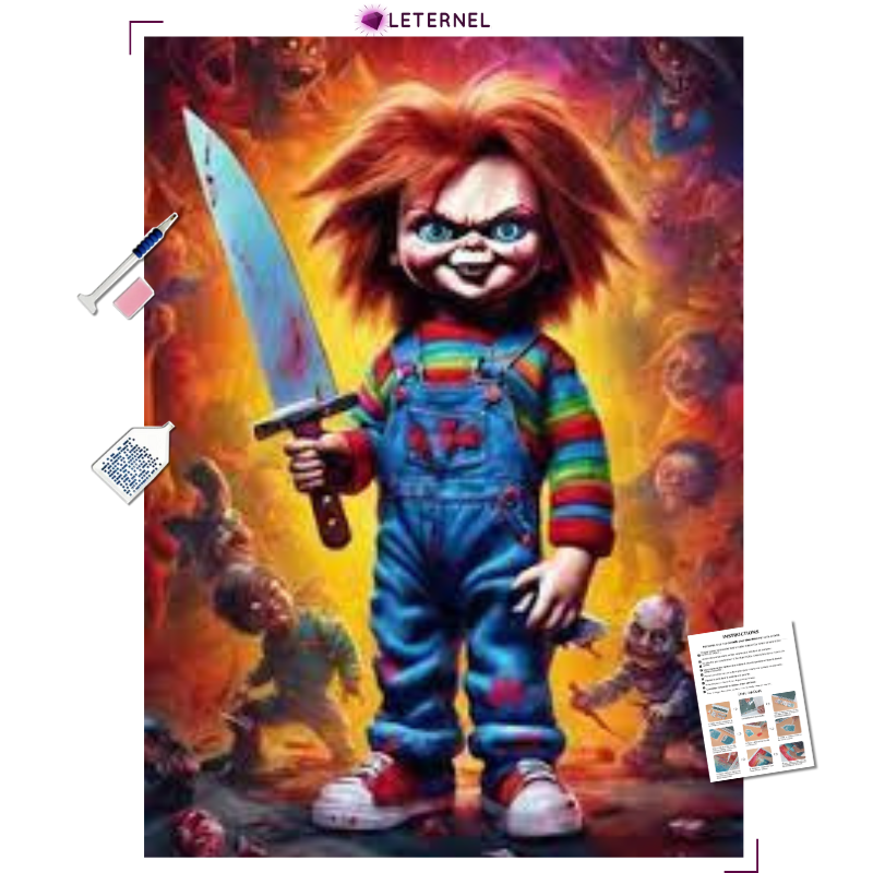 Broderie Diamant - Chucky