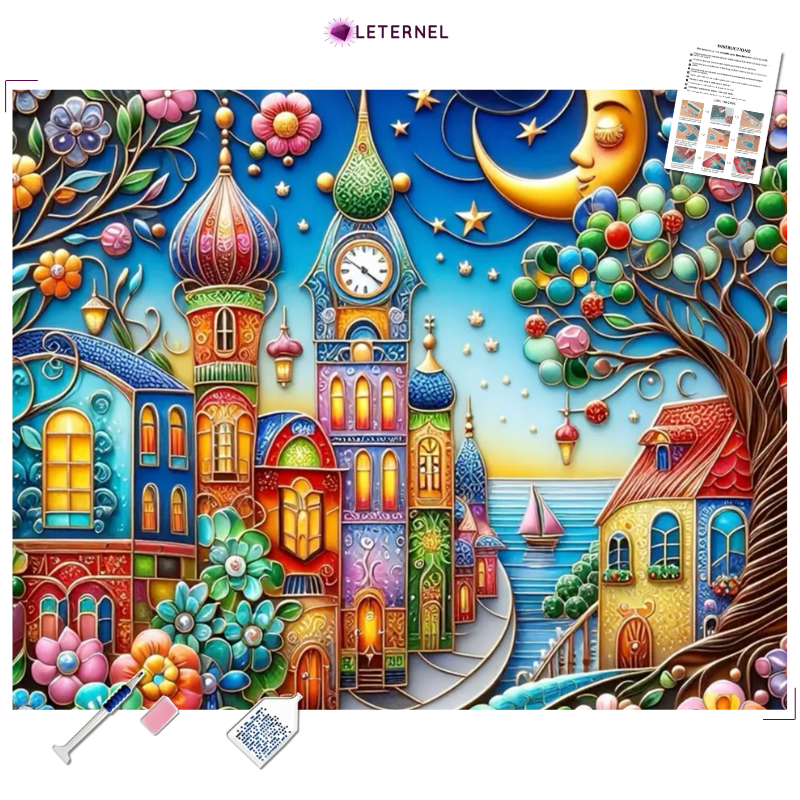 Broderie Diamant - Mosaïque Russe