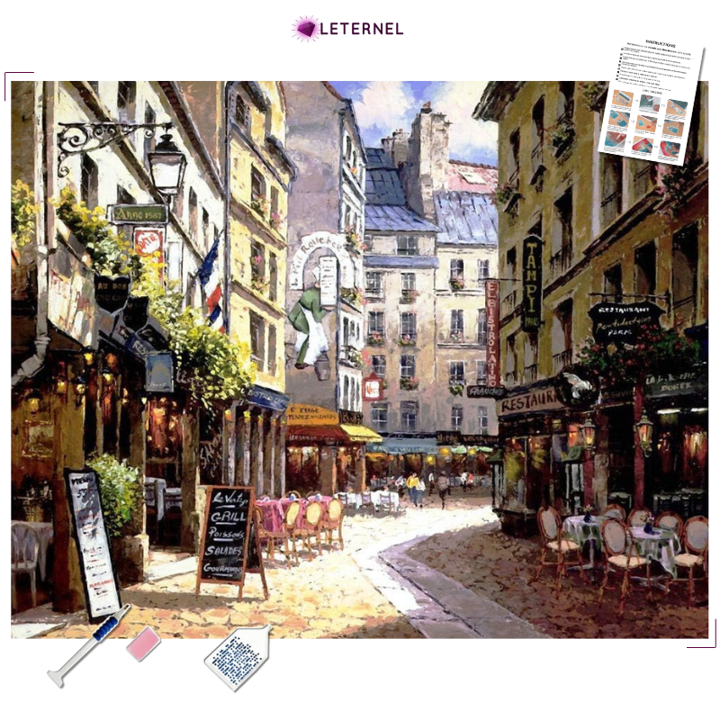 Broderie Diamant - Rue piétonne